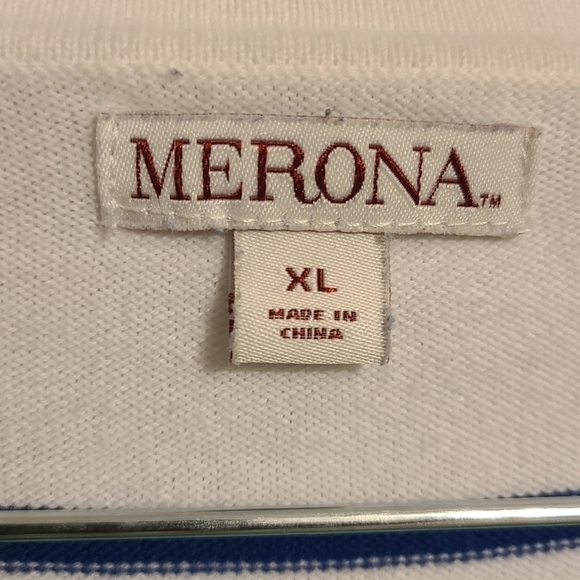 Merona | Women's Color Block Cropped Cardigan Sweater (Size XL) - Picture 2 of 8